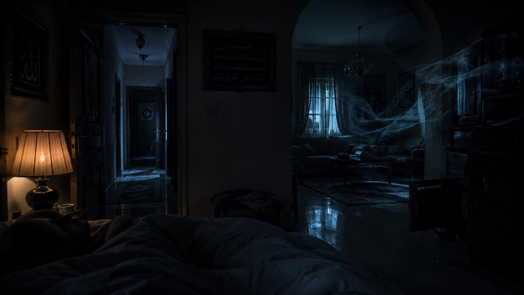 Sentir un djinn dans la maison sans le voir réellement en rêve