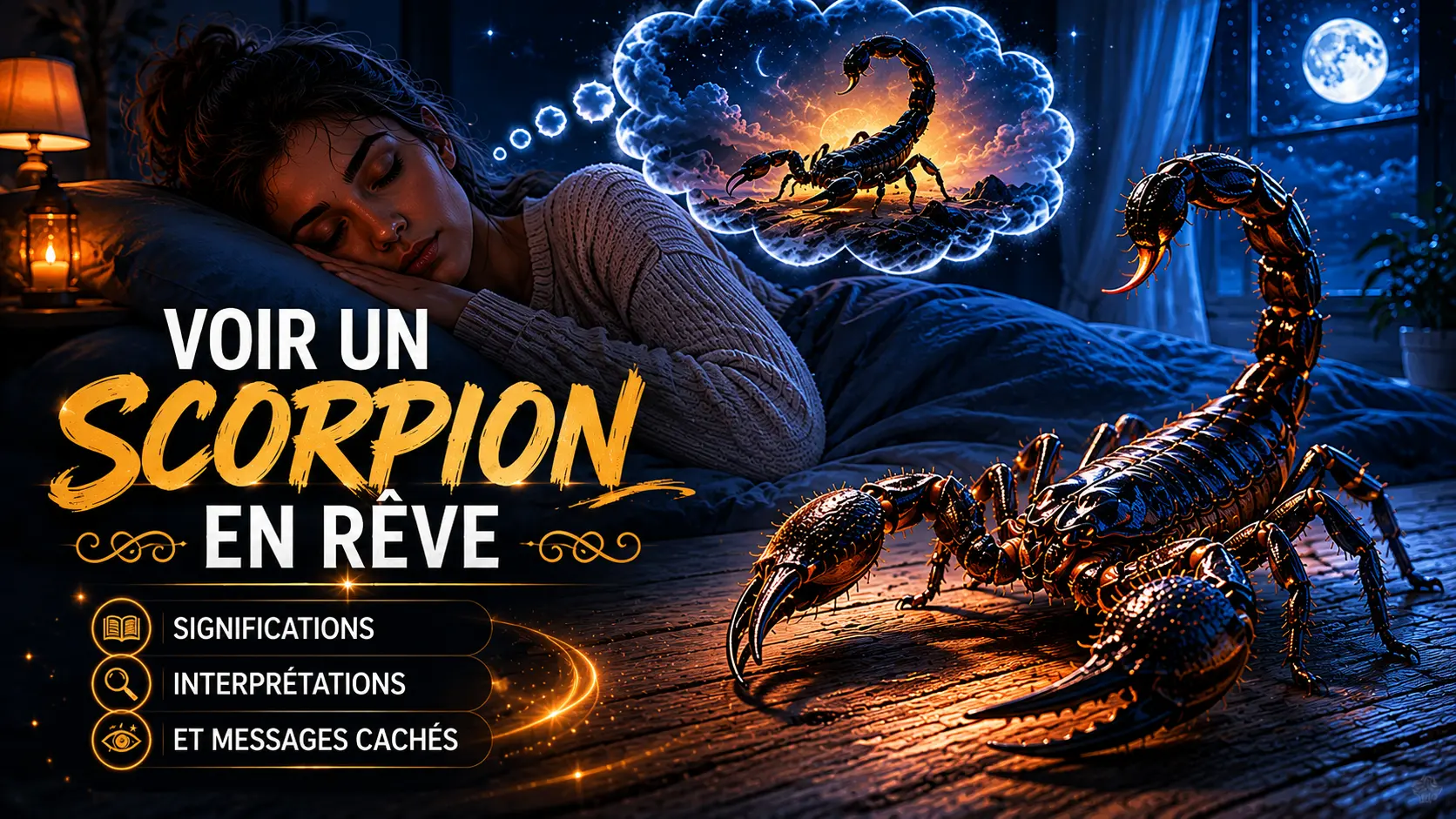 Voir un scorpion en rêve selon la méthode d'Ibn Sîrîn